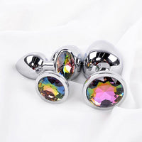 Plug Anal Bijou Chrome (Tailles S-M-L)