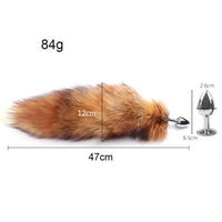 Plug Anal Queue de Renard Femelle (Fourrure)