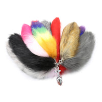 Plug Anal Queue de Renard Amovible Marron