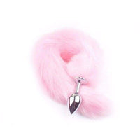 Plug Anal Queue de Renard Rose