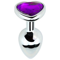 Plug Anal Coeur Violet (Débutant)