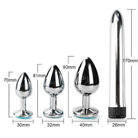 Plug Anal Bijou Violet (Coffret 3 Bijoux)