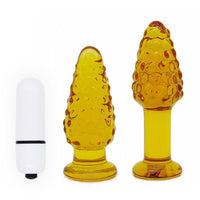 Plug Anal Verre Coffret Ananas