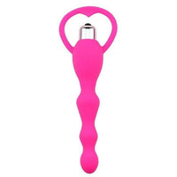 Plug Anal Vibrant Chapelet rose