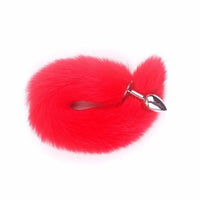 plug anal avec queue rouge