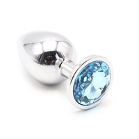 plug anal diamant bleu