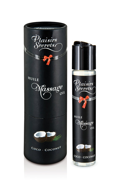 Huile de massage parfumée noix de Coco – Melle Cerise & Co