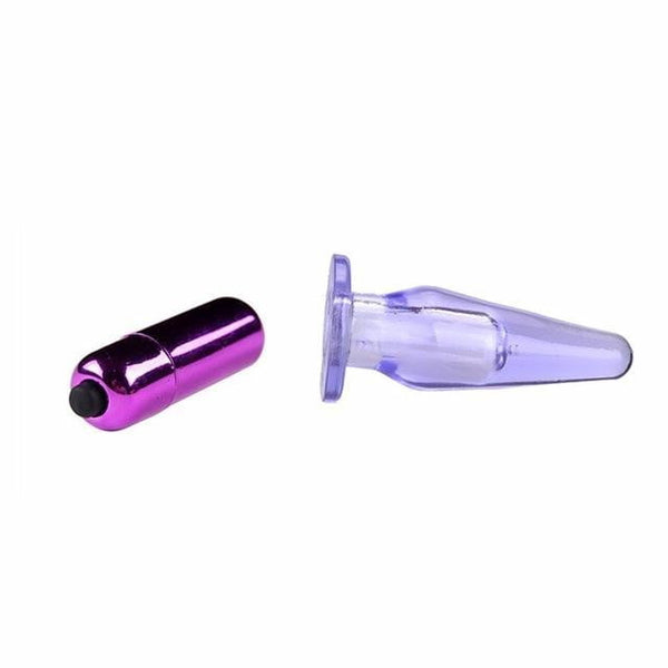 plug anal vibrant sans fil violet